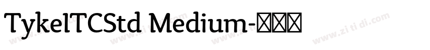 TykeITCStd Medium字体转换